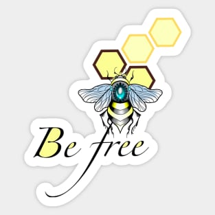 Be free Sticker